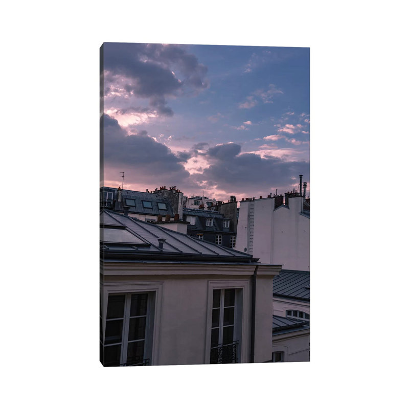 Paris Sunset V by Bethany Young - Print on Canvas, 101.6cm H x 66.04cm W x 3.81cm D, Wrapped Canvas