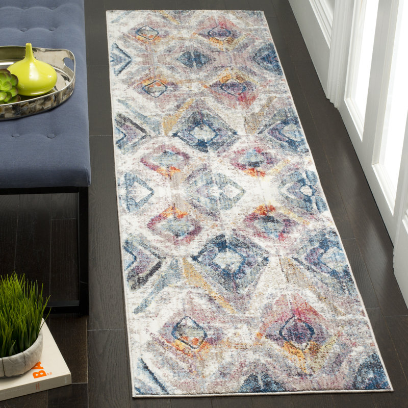 Taulbee Ikat Hand Woven Area Rug, Runner 69 x 244 cm