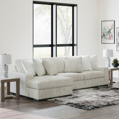 Canapé modulaire 2 pièces avec méridienne Stupendous