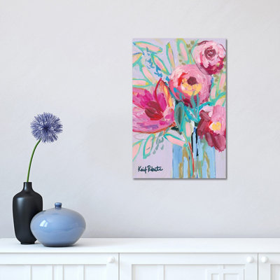 Summer Blooms by Kait Roberts - Wrapped Canvas Print