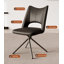 Modern minimalist leather back dining chair-844582651