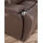 Borovnice Walnut Dual Power Recliner W Popout Cup Holders