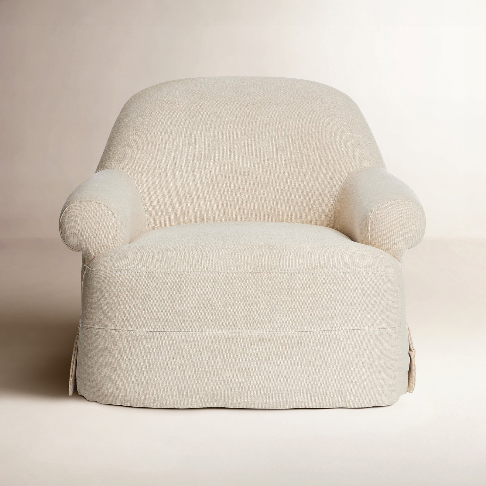 Arden Swivel Chair, Bergamo Parchment