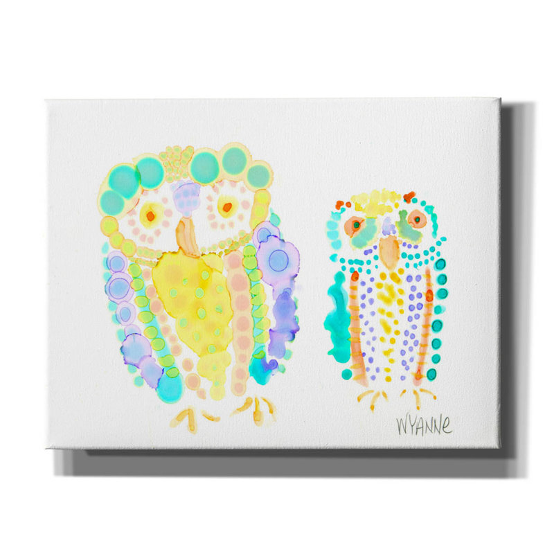 «Ruffled Feathers» par Wyanne, art mural sur toile, H 26 po x l 34 po x P 1,5 po