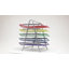 Plateau à papier à 5 niveaux Mind Reader, organisateur de bureau, rangement pour dossiers, espace de travail, bureau, treillis métallique, L 11,75 po x l 14 po x H 15 po, couleurs variées