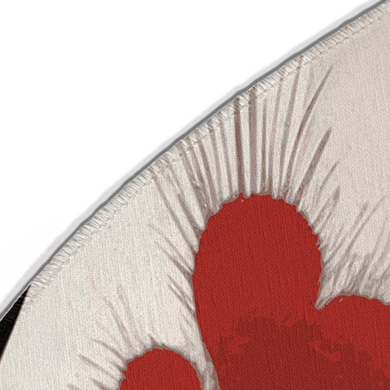 Moonlit Branch Indoor And Outdoor Area Rug, Round 5'