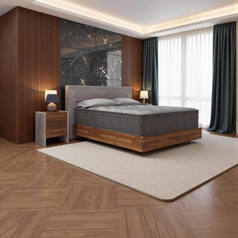 Matelas 13 po Eurotop Hybrid, Simple extra long