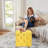 Velvet Comfortable Soft Upholstered Ottoman-2076550837