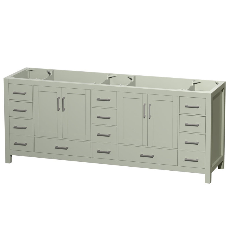Sheffield 83" Freestanding Double Vanity Base Only