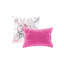Édredon simple / simple TG et coussin, mélange floral asymétrique doux avec mélange de gris rose