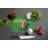 Black Pekingese St. Patrick's Day Tempered Glass Cutting Board – Decorative Large Size Chopping Board For Serving