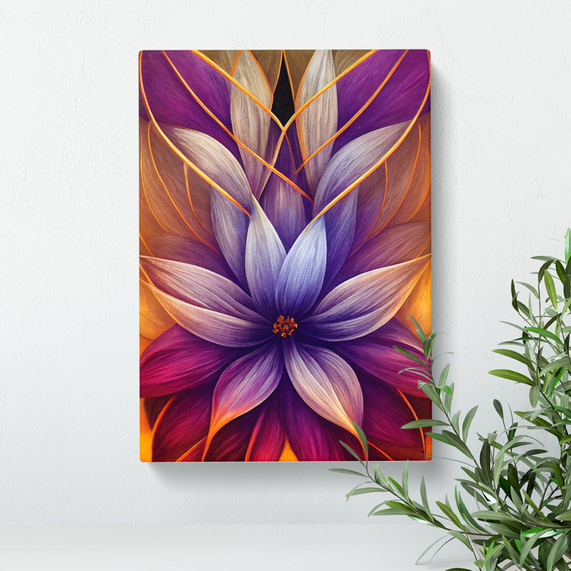 XC1022-162X A Super Flower - Wrapped Canvas Print, 76cm H x 50cm W x 3cm D