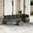Vidaxl Garden Sofa Set Grey