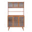 Buffet de cuisine sur pied avec portes et armoires de cuisine