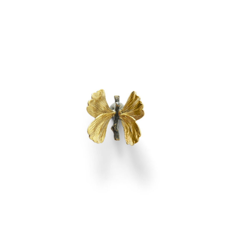 Butterfly Ginkgo 2" Length Knob