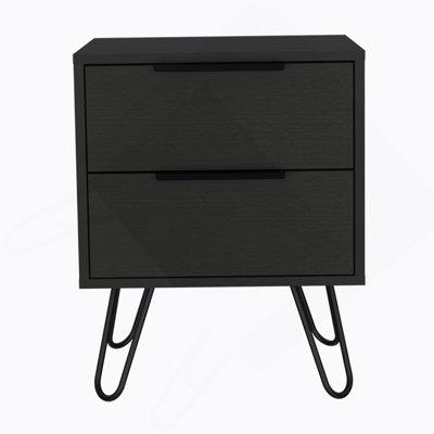 2-Drawer Rectangle Nightstand