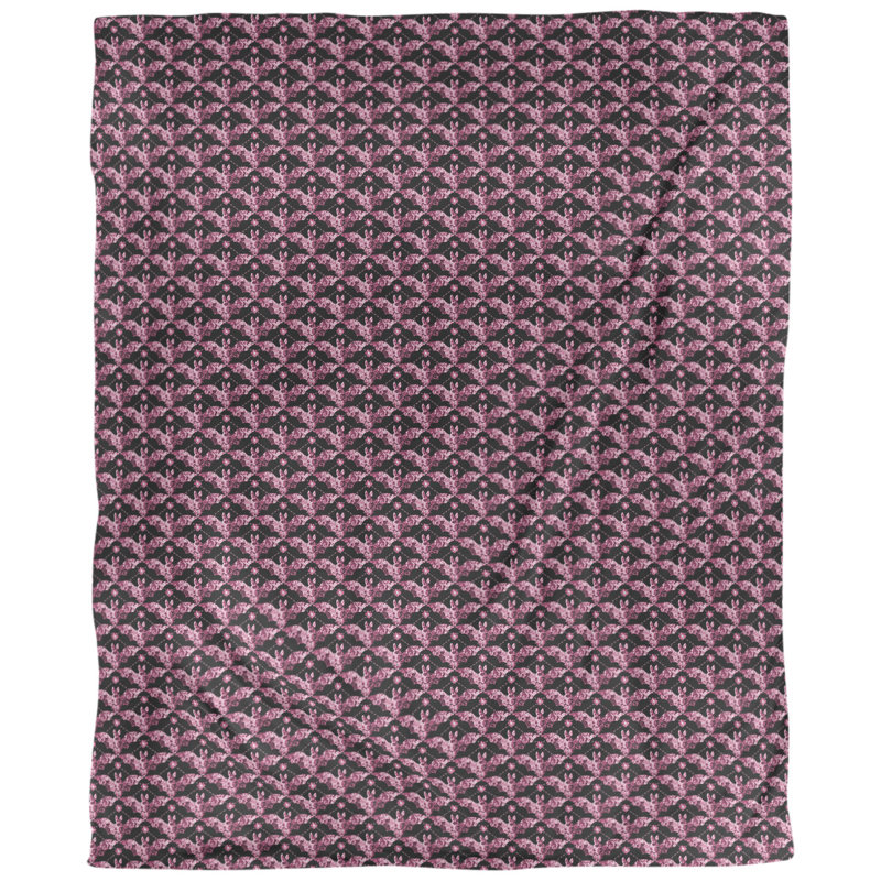Tissu de la roussettes, Rose, L 58 po x l 36 po, Faux lin
