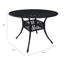 Premium 4 - Person Steel Patio Dining Set Umbrella Hole Included Round Table with Cushions Included