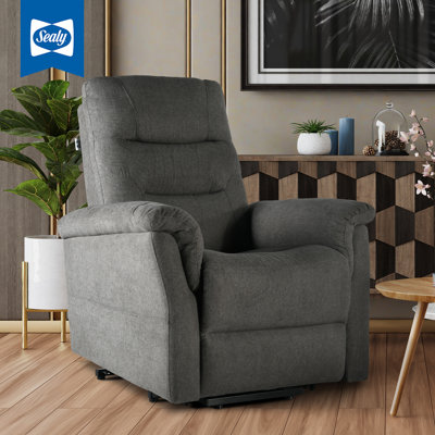 Sealy Posturepedic Amber Power Lift Assist Recliner with Adjustable Leg Rest 