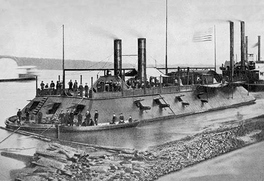 Gunboat-the cairo, reproduction de photo