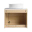 Meuble-lavabo mural 24 po avec 1 porte à fermeture en douceur