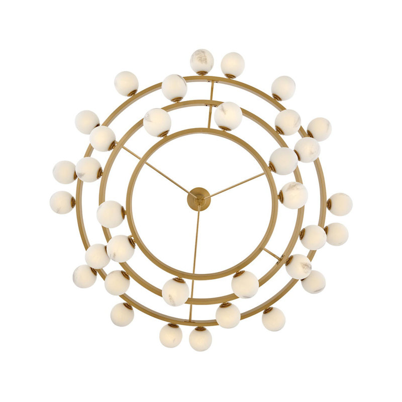 Selene 36 - Light Wagon Wheel Chandelier