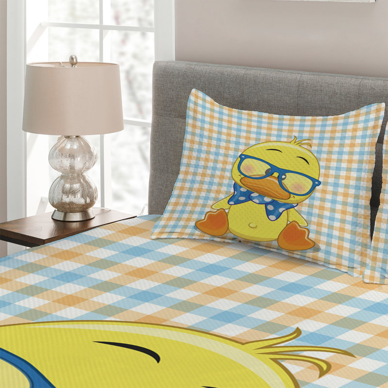 Polyester Coverlet, King Bedspread + 2 Shams