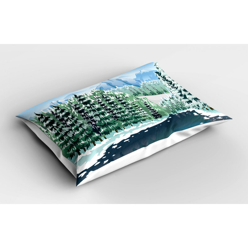 Mountain Polyester Sham Set, Twin
