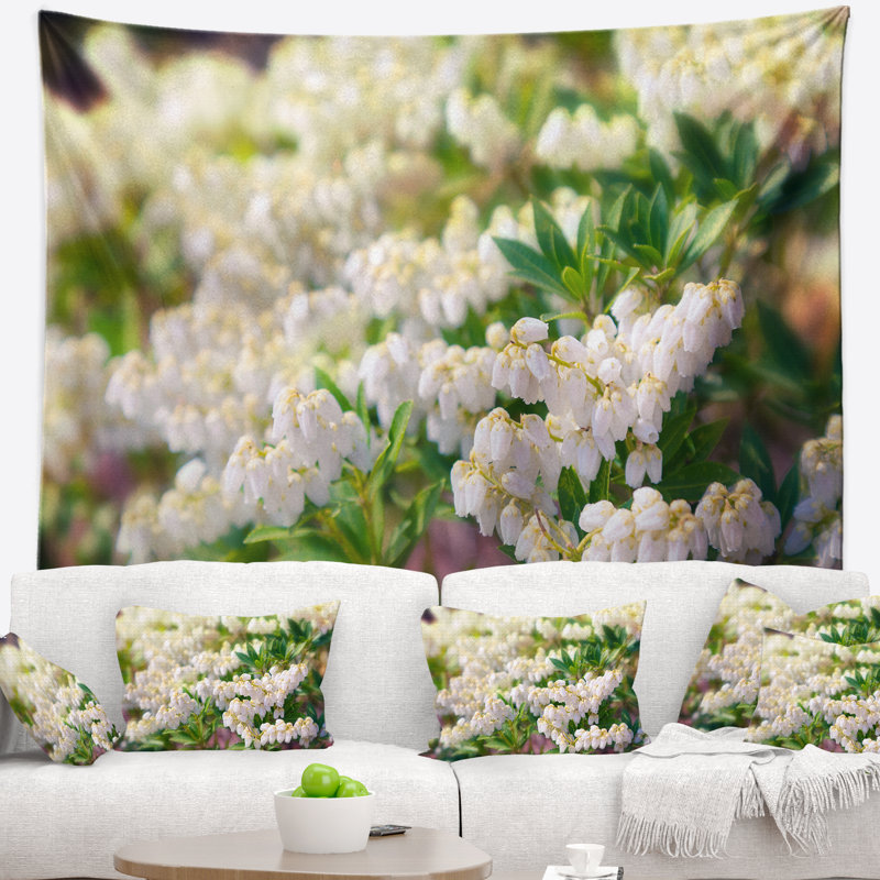 Tapisserie floral fleur, H 32 po x l 39 po
