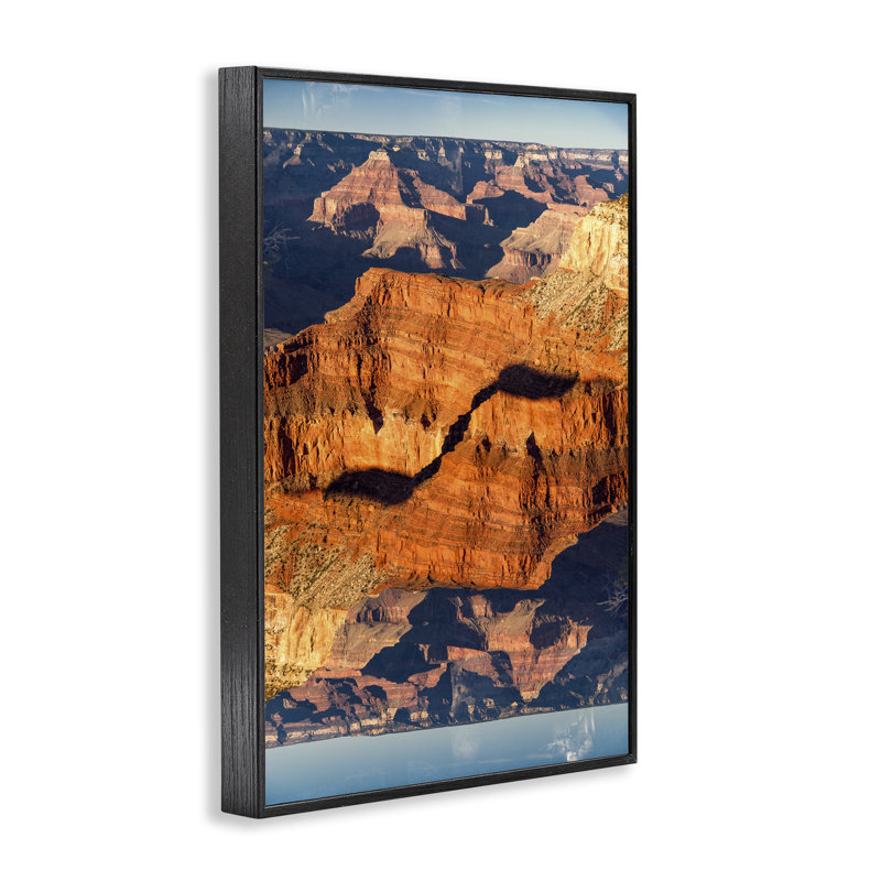 Vue d'ensemble du paysage du canyon, giclée encadrée, design par Robin Vandenabeele, H 18 po x l 12 po