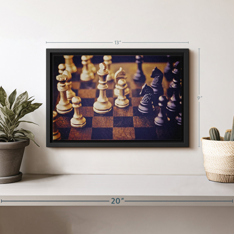 «Classic Chess Wall Art», H 9 po x l 13 po