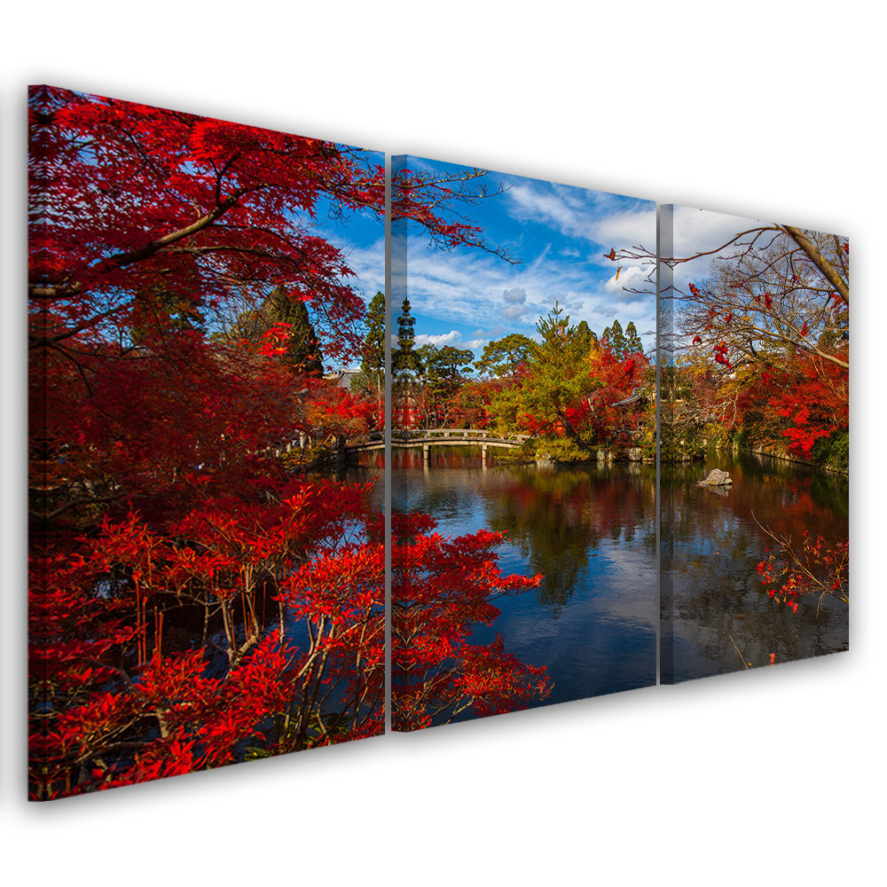 Leinwandbild Japanese Garden Landscape