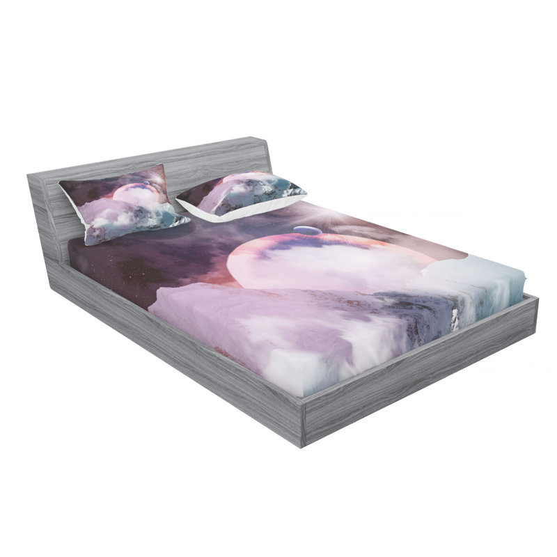 Microfiber Sheet Set, Full Sheet Set with Fitted Sheet