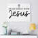 Start Today With Jesus - Wrapped Canvas Print