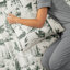 Ensemble de draps des Fêtes, motif de père Noël rétro, literie pour lit simple-116478676-116946117