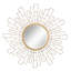 Miroir accent biseauté moderne et contemporain en métal