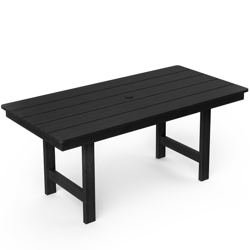 Table de salle à manger Davone, Noir