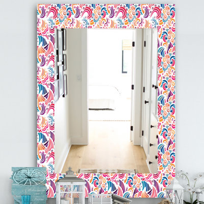 Miroir mural en mosaïque moderne