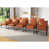 Orange Faux Leather