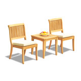 Sack Outdoor 3 - Piece Teak Dining Set