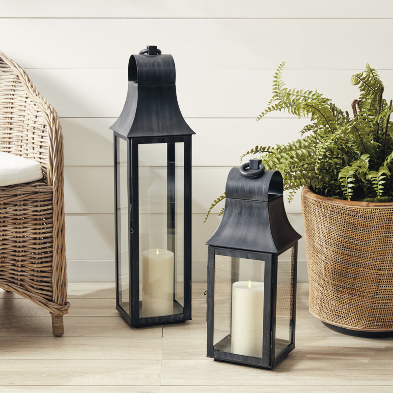 Geneva Lantern, 33" H x 8.25" W x 7.75" D