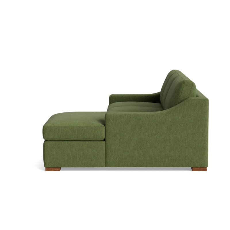 Lucca Sectional, Right Hand Facing, Performance Weave - Basil