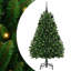 Artificial Christmas Tree with Stand Green PVC and Metal-1960690918