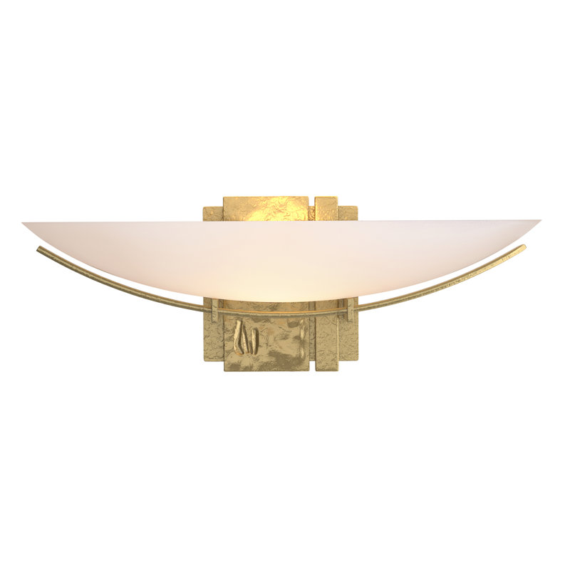 Impressions 1 - Light Half Moon Sconce, Modern Brass