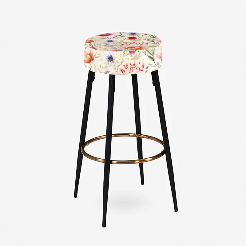 Ensemble de 2 tabourets de bar pastel