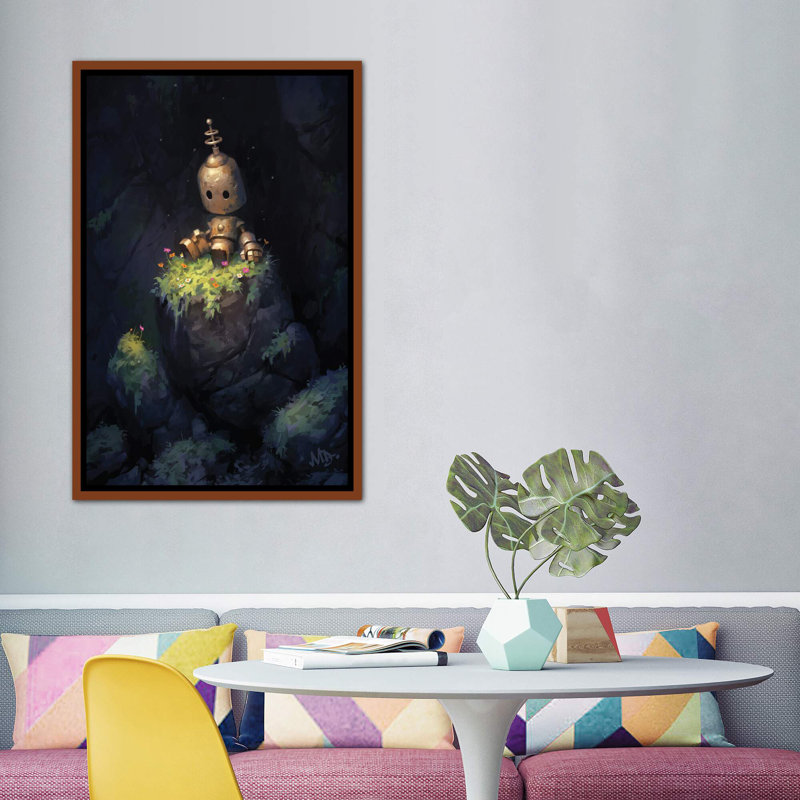Art sur toile Secret Garden, H 60 po x l 40po x P 1,5 po, Toile classique avec cadre brun