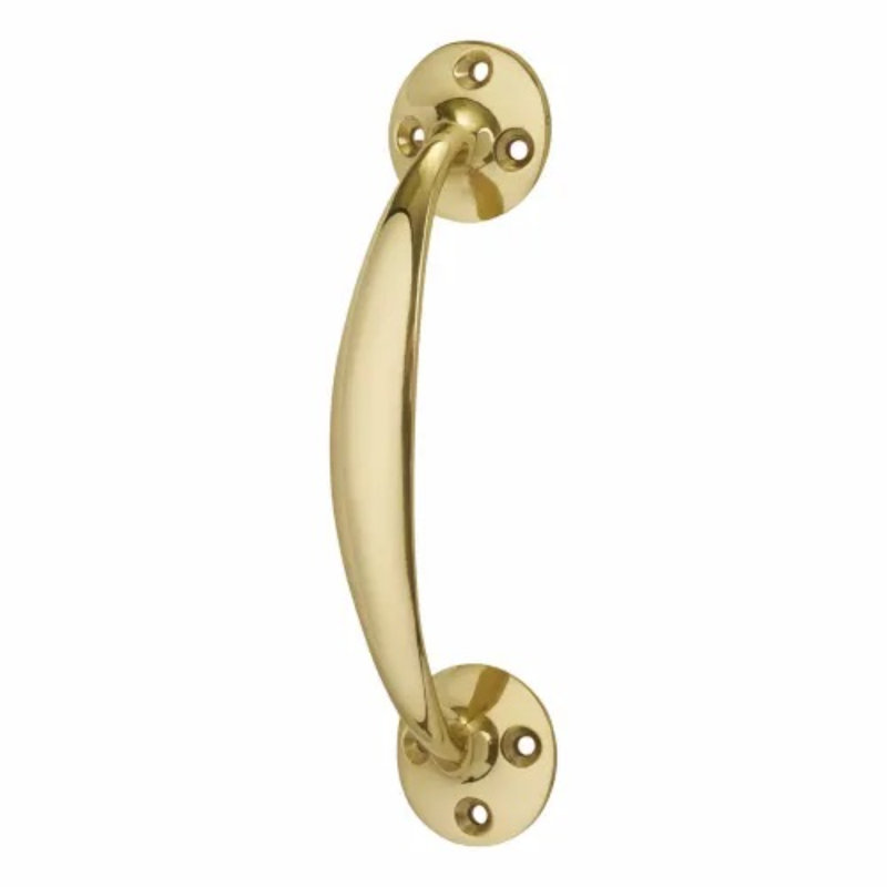 Pull Arch Handle, Polished Brass