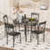 Kasandra Round Metal Base Dining Table