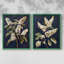 «FLORAL Series CLIV», reproduction encadrée de qualité supérieure - prête à être accrochée - aucun clou requis - aucun clou requis-887970433-887970461