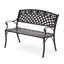 Banc de jardin en métal Hollander